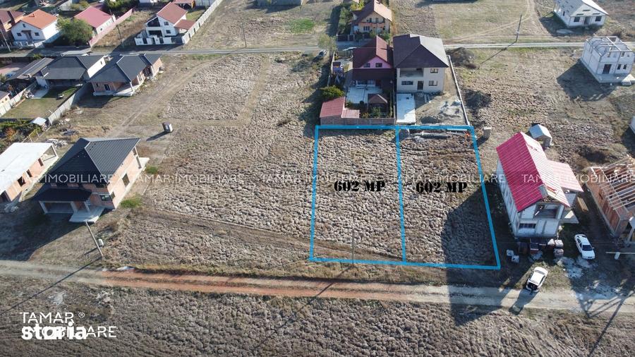 Teren de 602 mp, în Livada