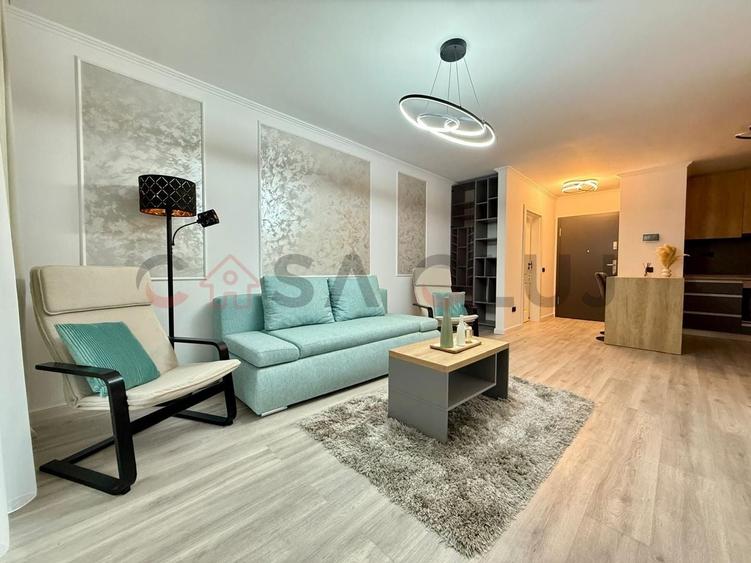 Apartament cu 2 camere semidecomandat, mobilat în Iris