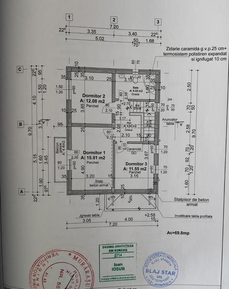 Casă individuală cu 4 camere cu Canalizare în Bârnova