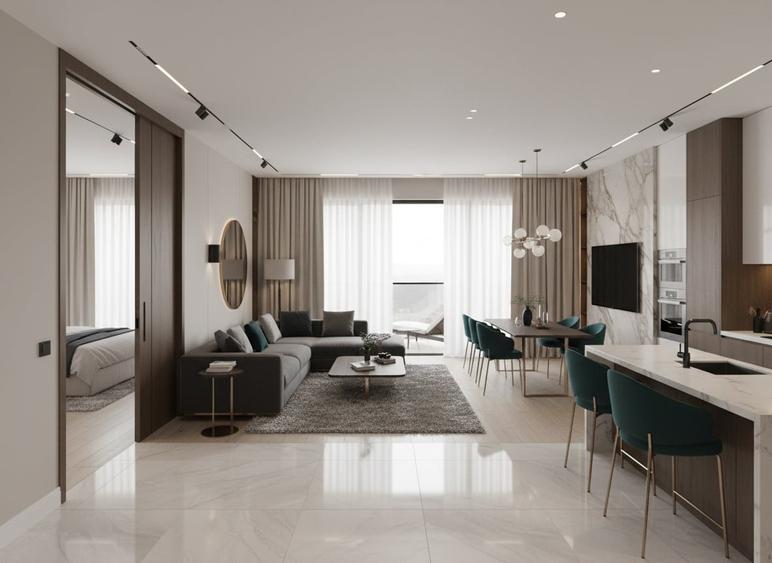 Apartament cu 2 camere decomandat în Exterior Nord