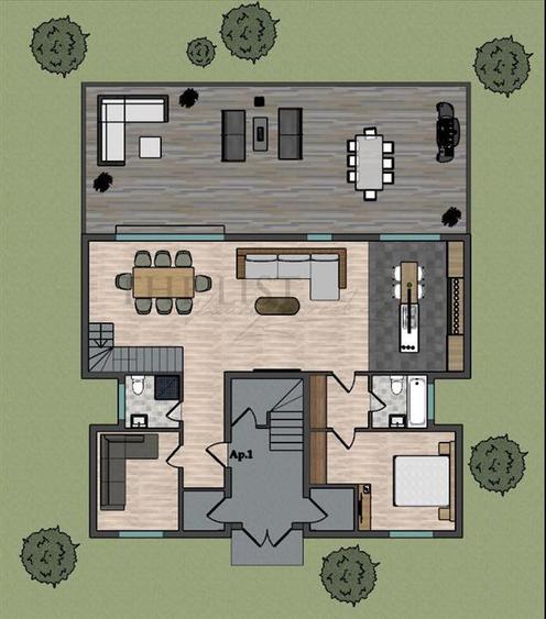 PIPERA | DE VANZARE APARTAMENT DUPLEX 5 CAMERE | GRADINA - 11