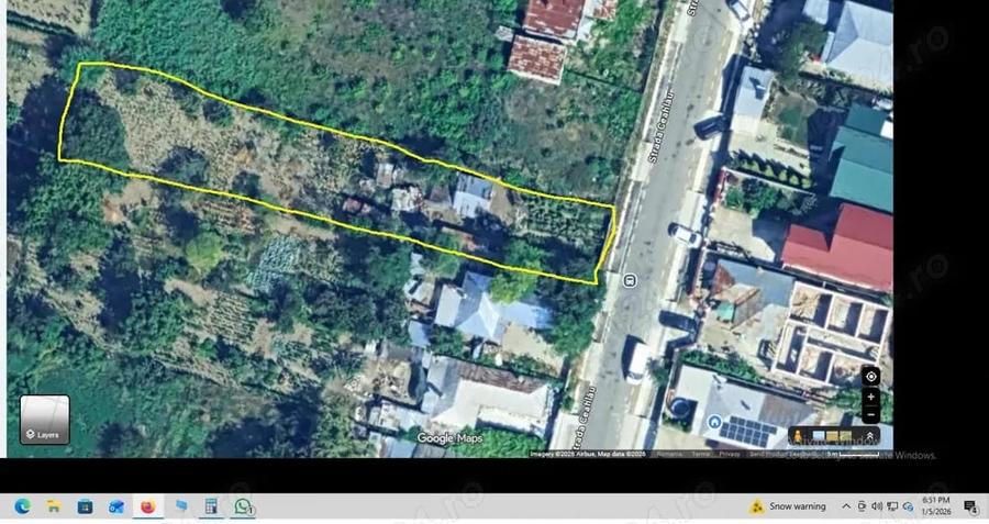 Teren de 835 mp, în Golești