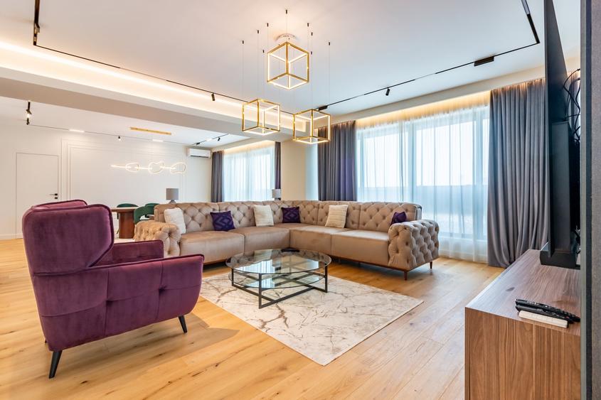 Apartament cu 4 camere decomandat, mobilat în Pipera