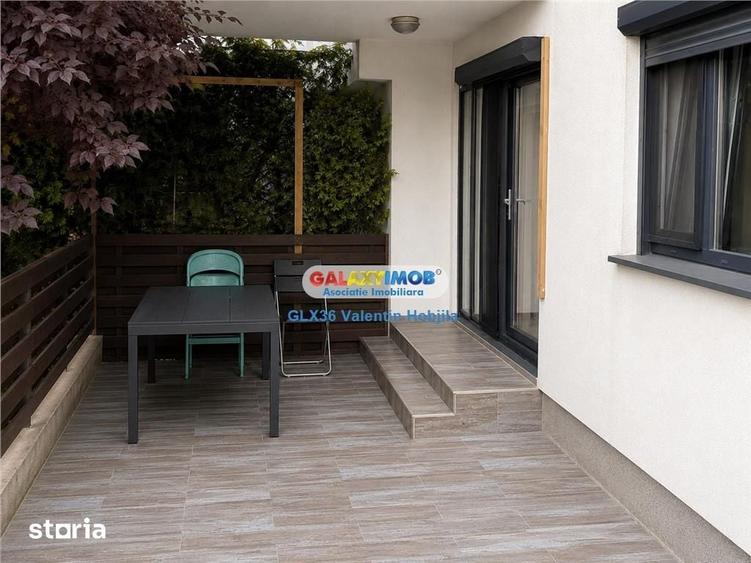 Vanzare apartament 3 camere parter gradina mobilat Baneasa Greenfield - 14