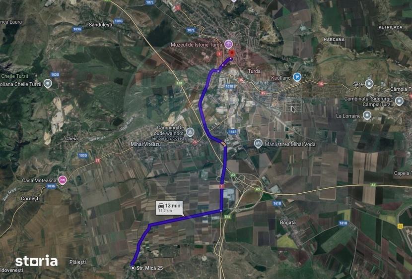 Teren de 34425 mp, în Moldovenești