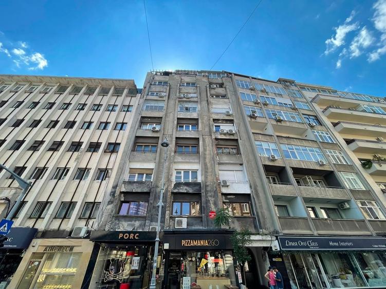 Apartament cu 4 camere circular, mobilat în Calea Victoriei