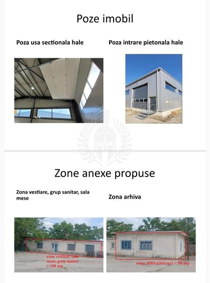 Spațiu industrial, de 600 mp, în Rudului