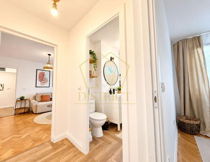 Apartament cu 2 camere semidecomandat, mobilat în Tipografilor
