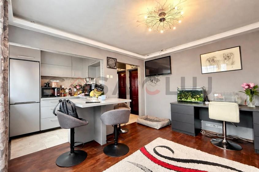 Apartament cu 3 camere semidecomandat, mobilat în Mănăștur — fotografia 3