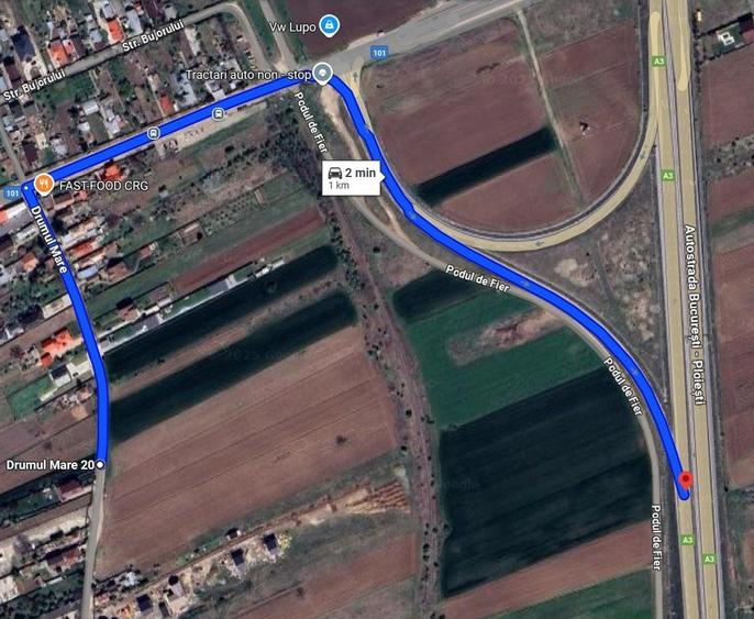 Teren Construcții intravilan de 1748 mp, în Moara Vlăsiei