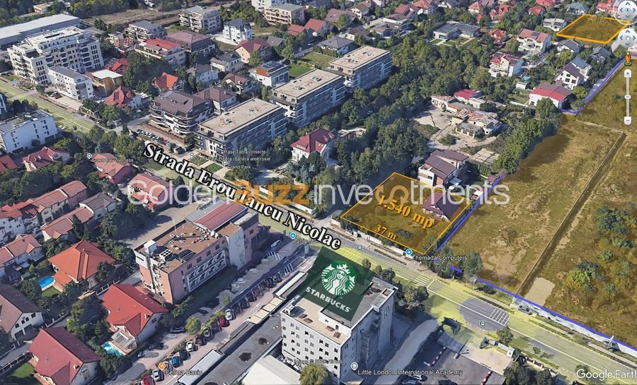 Teren Construcții intravilan de 1540 mp, în Iancu Nicolae