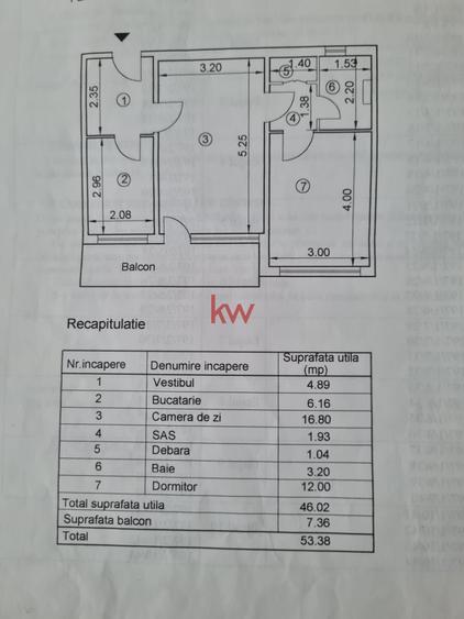 Apartament cu 2 camere semidecomandat, mobilat în Podu Roș