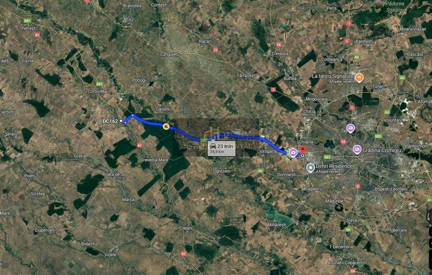 Teren Construcții intravilan de 49283 mp, în Vânătorii Mici