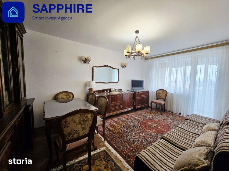 Apartament cu 3 camere decomandat, mobilat în Victoriei