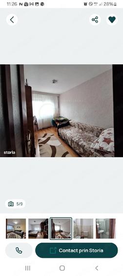 Apartament cu 3 camere decomandat în Mioriței