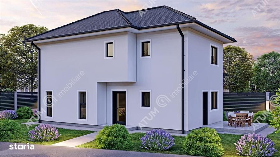 Casa individuala la cheie 4 camere decomandate si 340 mp teren - 2