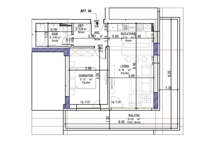 Vanzare Studio 43 mp | Balcon Generos | Predare Septembrie 2026 - 4