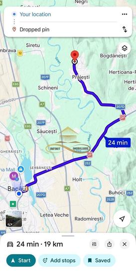 Teren de 2811 mp, în Prăjești