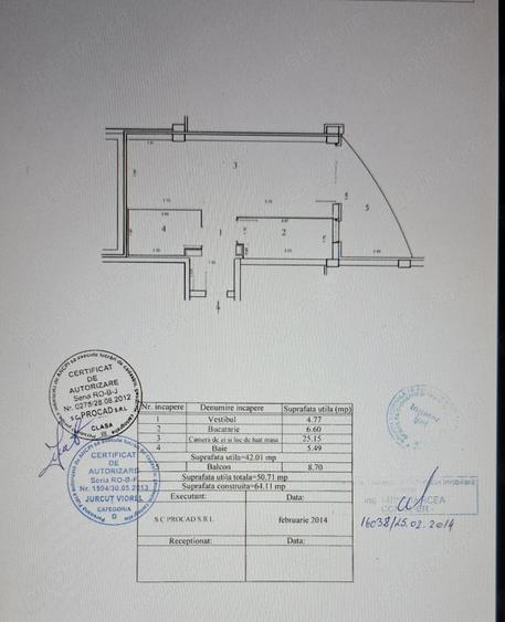 Garsonieră decomandată în Iosia