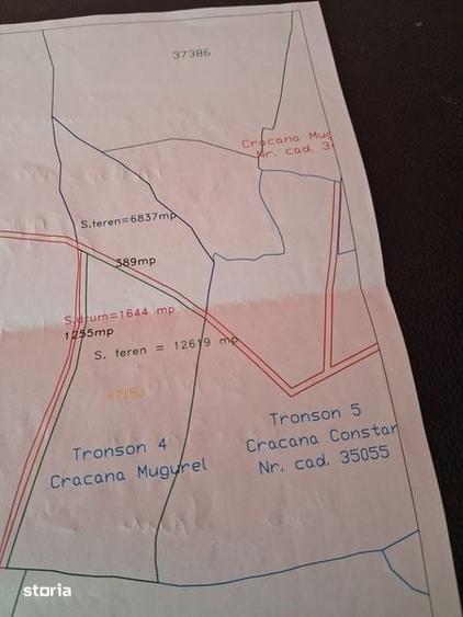 Teren de 2000 mp, în Vama