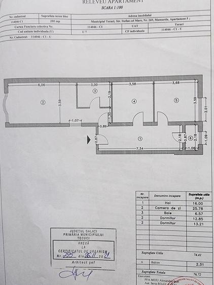 Casă cu 4 camere în Central