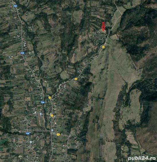 Teren de 3000 mp, în Gorganu