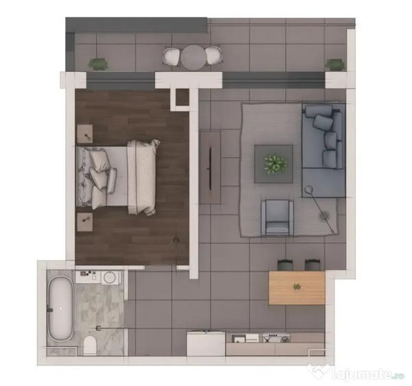Apartament 2 camere 48,41mp, ansamblu NZEB, zona Terra - Floresti (Cluj) - 3