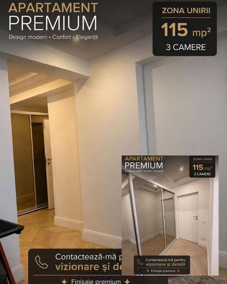 Apartament cu 3 camere în Unirii