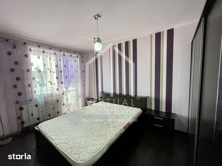Apartament cu 3 camere, mobilat în Central