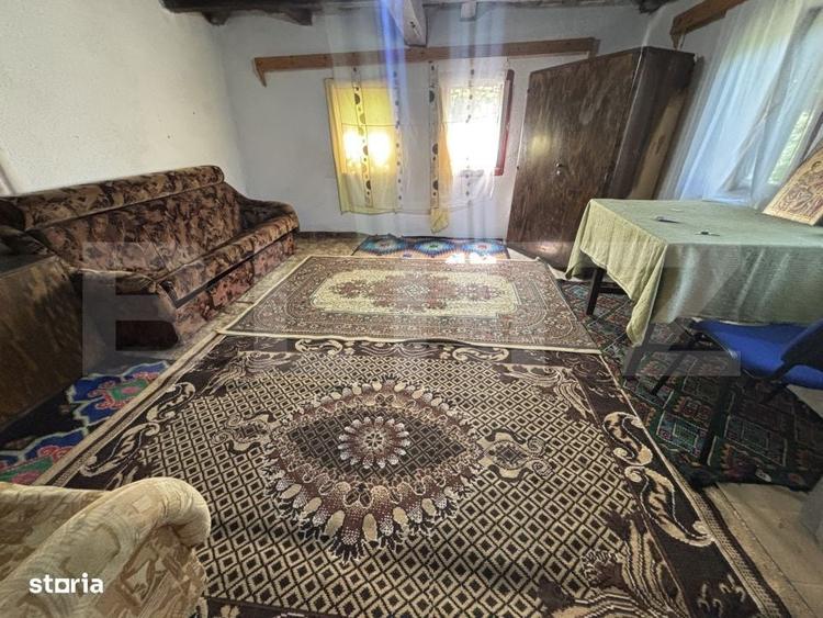 Casă cu 2 camere cu Teren 1400 Mp în Gâlgău