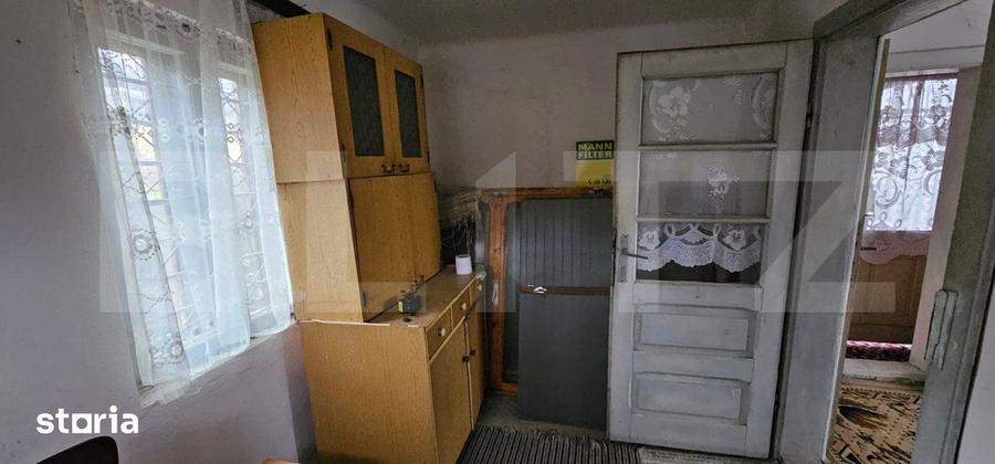 Casă cu 2 camere cu Teren 1200 Mp în Brănești