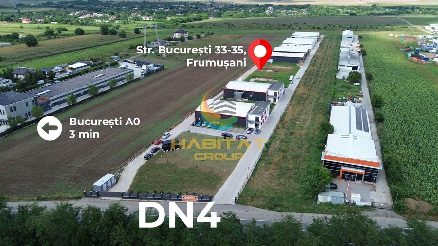 Spațiu industrial, de 550 mp, în Frumușani