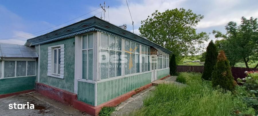 Casă cu 2 camere cu Teren 1000 Mp în Horlești