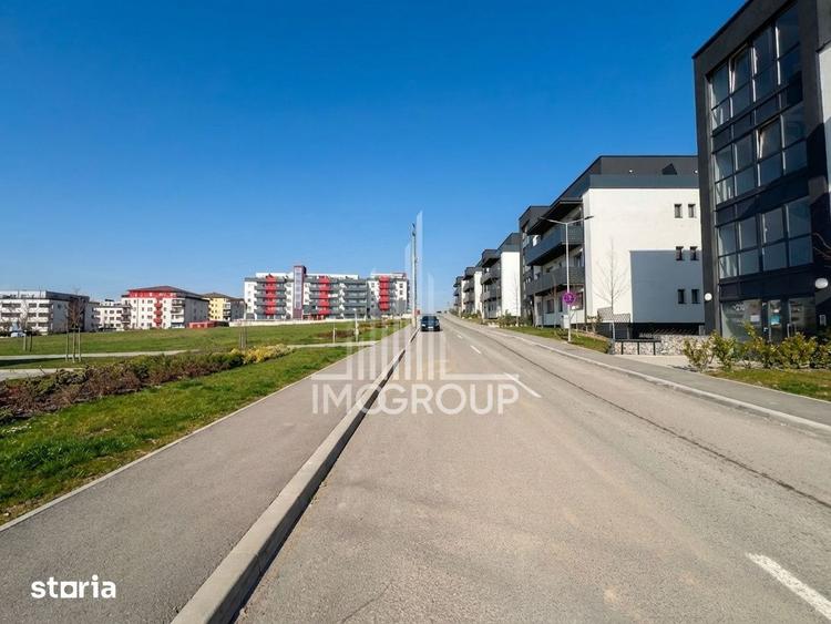 0% Teren 873 mp Baciu ideal 2 case sau duplex | Front 17 m | - 5