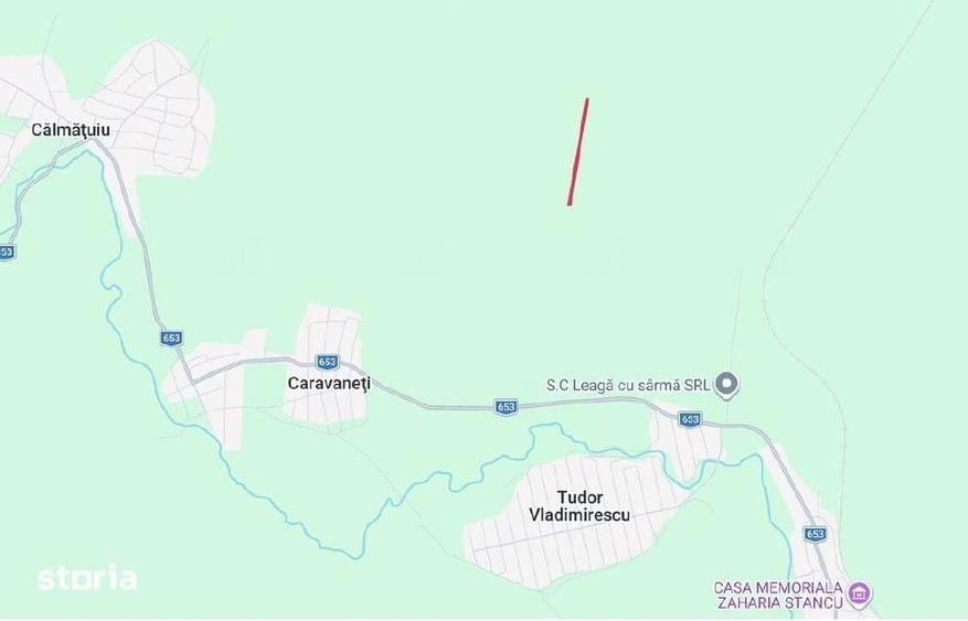 Teren de 7500 mp, în Salcia