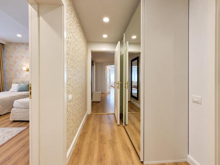 Apartament cu 4 camere decomandat, mobilat în Herăstrău