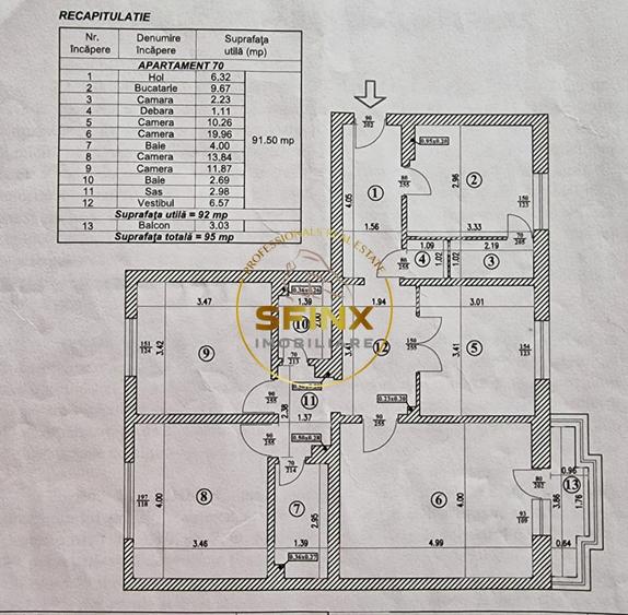 Apartament cu 4 camere decomandat, mobilat în Nerva Traian