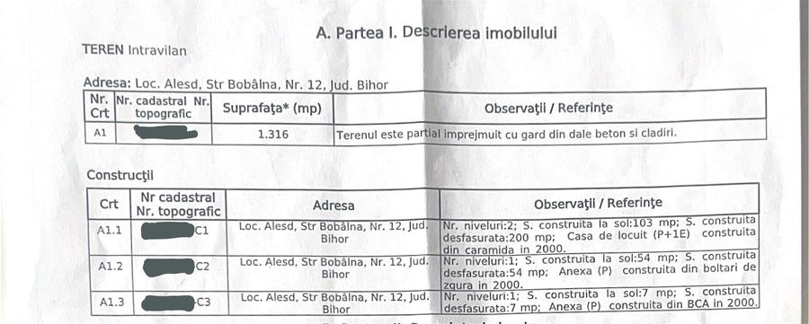 Casă cu 4 camere în Central
