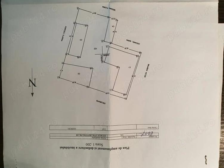 Casă cu 2 camere cu Teren 326 Mp în Central