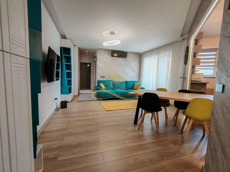 Apartament cu 2 camere semidecomandat, mobilat în Nord