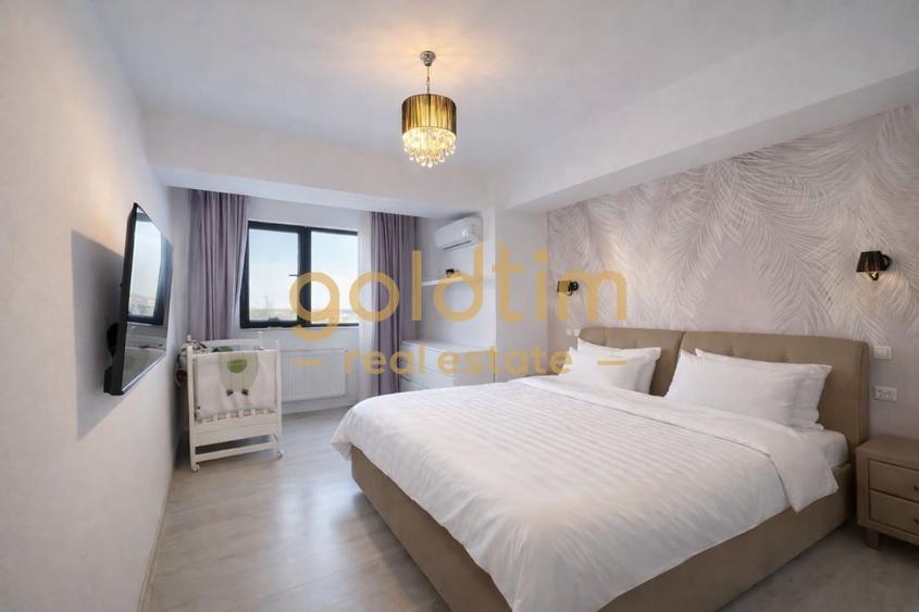 Apartament cu 3 camere semidecomandat, mobilat în Pipera