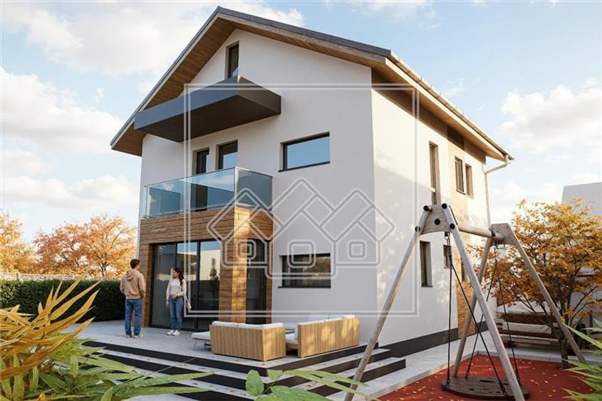 Casă individuală cu 5 camere cu Teren 400 Mp în Central