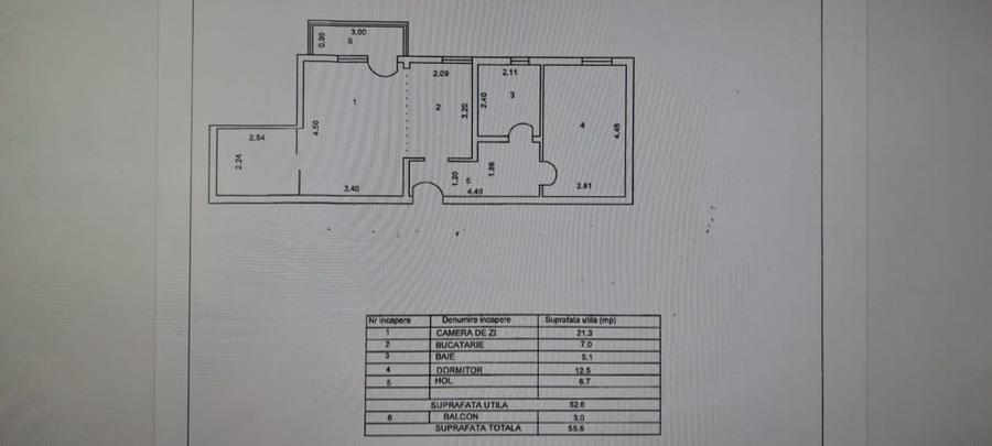 Apartament cu 2 camere decomandat în Ultracentral