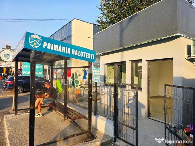 Spatiu comercial central Balotesti, 21.3 mp, curte 25mp, com - 11