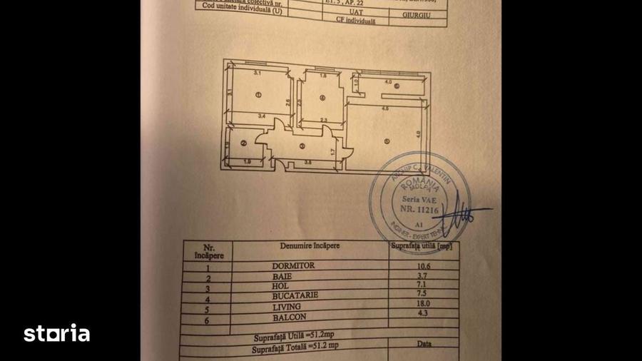 Apartament cu 2 camere în Central