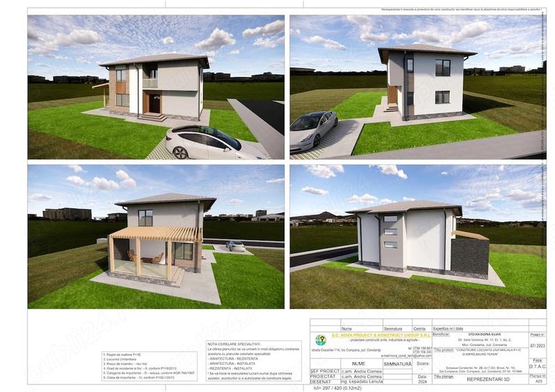 Casă cu Teren 400 Mp în Cumpăna