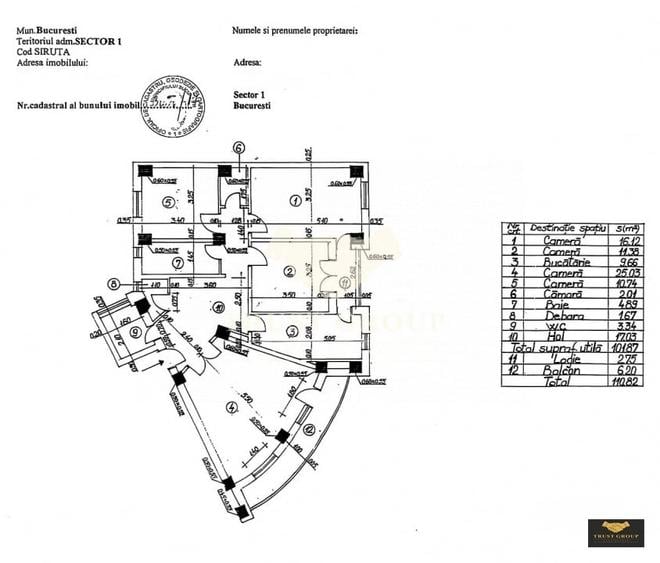 Apartament 4 camere Știrbei Vodă | 110mp | imobil 1994 - 1