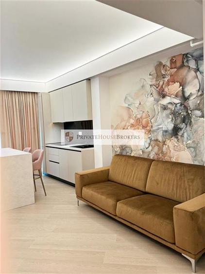 Apartament cu 2 camere semidecomandat, mobilat în Pipera
