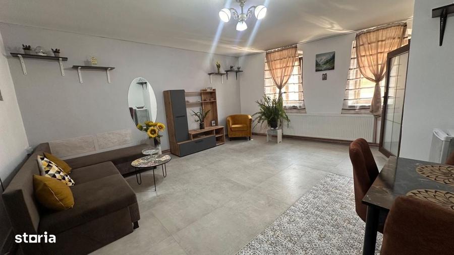 Apartament cu 2 camere semidecomandat în Orașul de Jos