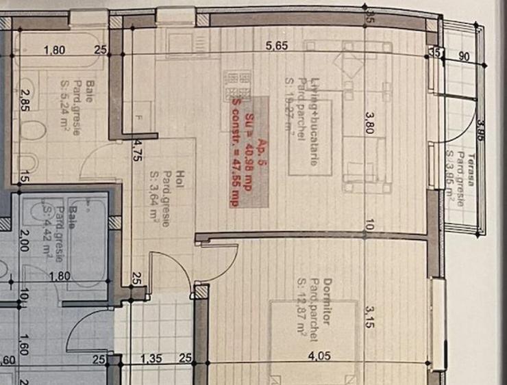 Apartament 2 camere, 41 mp, zona Independentei - 10